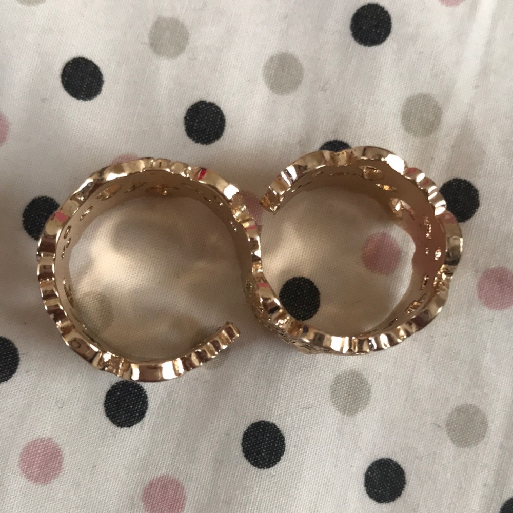 Double Gold Ring - image 3